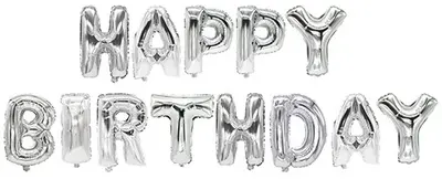 PAPSTAR Set de ballons en film "Happy Birthday