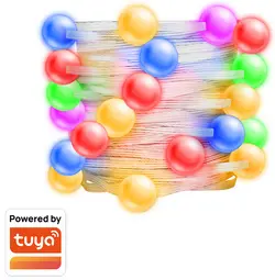 LogiLink Wi-Fi Smart RGB-Lichterkette mit Fernbedienung, 3 m