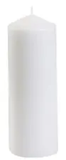 PAPSTAR Bougie cylindrique, diamètre: 60 mm, blanc