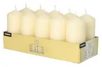 STARPAK Bougie cylindrique, diamètre: 40 mm, crème
