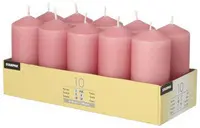 STARPAK Bougie cylindrique, diamètre: 40 mm, vieux rose