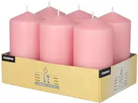 STARPAK Bougie cylindrique, diamètre: 60 mm, vieux rose