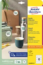 AVERY Zweckform EZtiquette Stick+Lift, rond, diamètre: 10 mm