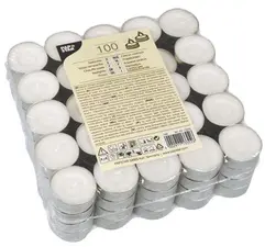 STARPAK Bougies chauffe-plat, diamètre: 38 mm, blanc