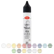 ViVA DECOR Candle Wachs Pen, 28 ml, argent