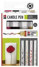 Marabu Marqueur Peinture pour bougie "Candle Pen", par 4