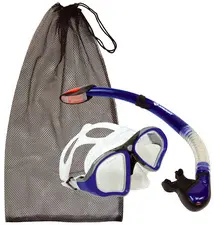 SCHILDKRÖT Set masque/tuba "Pro Palau", 2 pièces, bleu