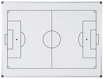 Bi-Office Tableau blanc mural terrain de foot, 600 x 450 mm