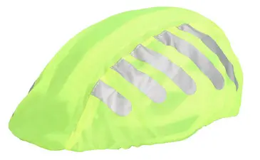 FISCHER Housse imperméable pour casque de vélo, jaune fluo