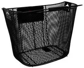FISCHER Panier pour guidon de vélo, fixation rapide, noir