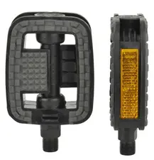 FISCHER Pédale de vélo, pour vélo de randonnée, noir