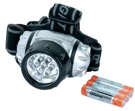 BRÜDER MANNESMANN Lampe frontale LED, pivotante, à 7 LED
