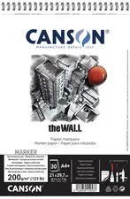 CANSON Bloc papier dessin spiralé "The WALL", A3, 200 g/m2