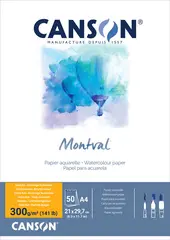 CANSON Bloc de papier aquarelle "Montval", A3, 100 feuilles