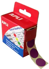 APLI Pastille de signalisation, diamètre: 15 mm,violet
