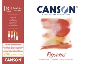 CANSON Bloc papier dessin "Figueras", 400 x 500 mm, 290 g/m2