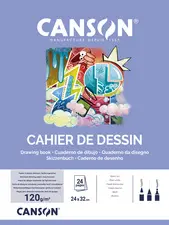 CANSON Cahier de dessin, uni, 120 g/m2, A4