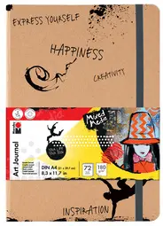 Marabu Carnet de notes "Art Journal", A5, 180 g/m2