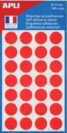 APLI Pastille de signalisation, diamètre: 15 mm, vert