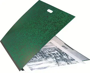 EXACOMPTA Carton à dessin, 590 x 720 mm, carton, vert / noir