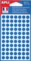 APLI Pastille de signalisation, diamètre: 8 mm, vert
