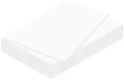 kangaro Carton plume, 700 x 1.000 mm, épaisseur: 5 mm, blanc