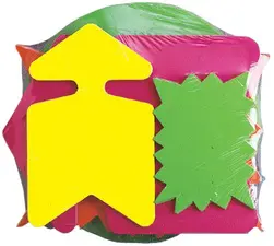 APLI Etiquette symbole, formes et couleurs assorties