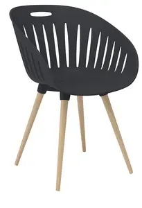 Topstar Chaise d'extérieur "T2023", set de 2, anthracite
