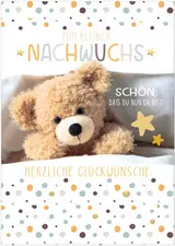 SUSY CARD Geburtskarte "Teddy", DIN A5
