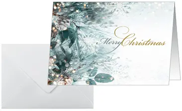 sigel Carte de Noël "Eucalyptus magic", A6 paysage