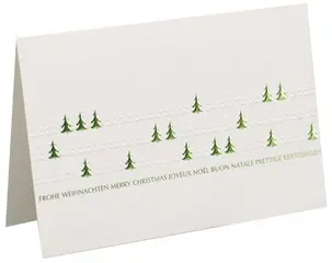 RÖMERTURM Carte de Noël "Noël en forêt