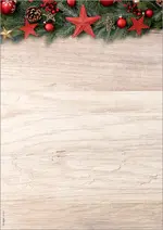sigel Papier à motif de Noël "Glamorous Christmas", A4