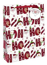 Clairefontaine Sac cadeau de Noël "Hohoho II", large