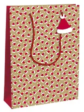 Clairefontaine Sac cadeau de Noël "Pain d'épices", large