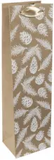 sigel Sac cadeau pour bouteille Pine cones and pine branches