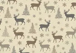 SUSY CARD Papier cadeau de Noël "Forêt de Noël