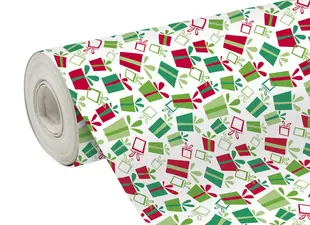 Clairefontaine Papier cadeau de Noël "Cadeaux", grand format