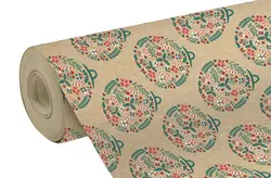 Clairefontaine Papier cadeau de Noël "Boules de Noël