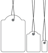 HERMA Etiquette à suspendre, 32 x 50 mm, avec fil blanc