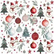 PAPSTAR Serviette à motif de Noël "Cold Winter