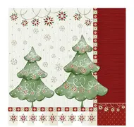 PAPSTAR Serviette à motif de Noël "Winter Harmony