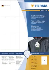 HERMA Etiquette à suspendre SPECIAL, 70 x 148,5 mm, blanc