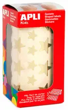 APLI kids Gommettes "Etoile", en rouleau, or