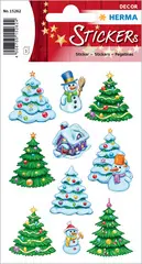 HERMA Sticker de Noël DECOR "Forêt à Noël