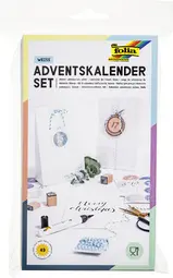 folia Calendrier de l'Avent "sachets en papier uni", blanc