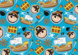 SUSY CARD Papier cadeau "Captain Hook", sur rouleau