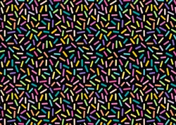SUSY CARD Papier cadeau "Sprinkles black", sur rouleau