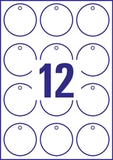 AVERY Zweckform Etiquette américaine, film, mat, 50 x 50 mm