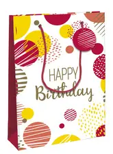 Clairefontaine Sac cadeau "Happy Birthday rose", large