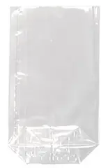 STARPAK Sachet à fond plat, (L)100 x (H)150 mm, transparent
